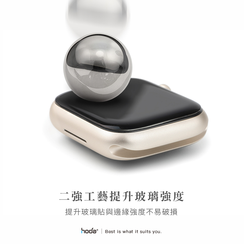 hoda膜_AR高清 Combo UV膠防爆3D內縮版 Apple Watch 44mm (382)