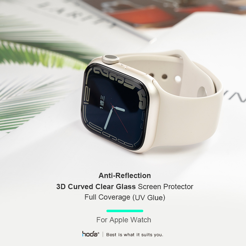 hoda膜_AR高清 Combo UV膠防爆3D內縮版 Apple Watch 44mm (382)