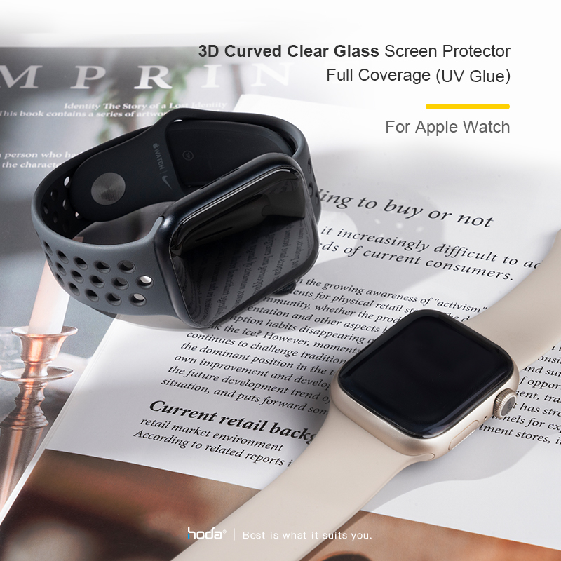 hoda膜_高清 Combo UV膠防爆3D滿版 Apple Watch 41mm (184)