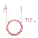 GARMMA電源_KT Type-C to Type-C PD快充公仔吊飾傳輸線-粉色(506)