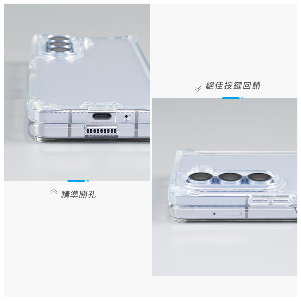hoda殼 晶石軍規_三星Z Fold6 透明+晶石殼專用外螢幕玻璃貼(285)