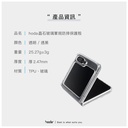 hoda殼_晶石軍規_三星Z Flip5 透黑(760)