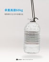hoda 手機掛繩_鋅合金360扣環7mm編織_黑+霧黑(501)