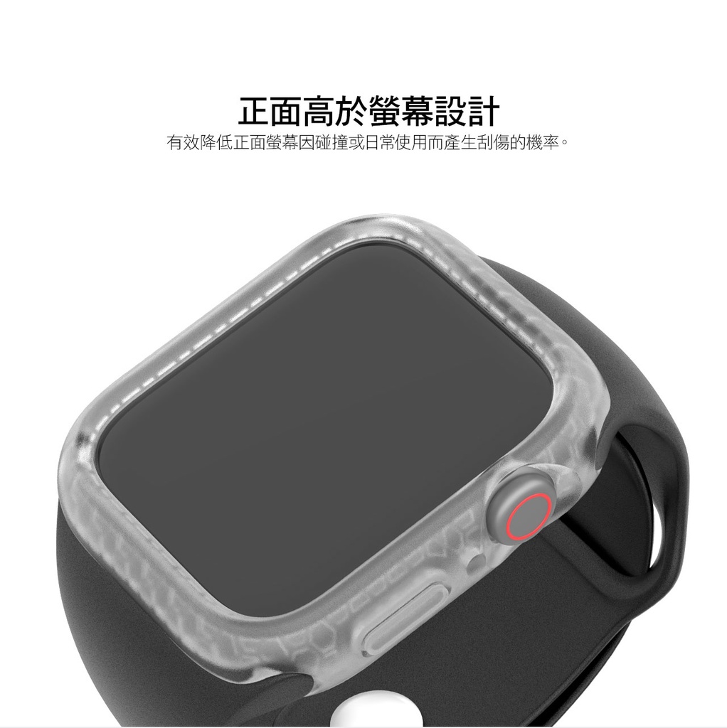 hoda配件_柔石保護殼 Apple Watch 40mm 霧透白 (084)