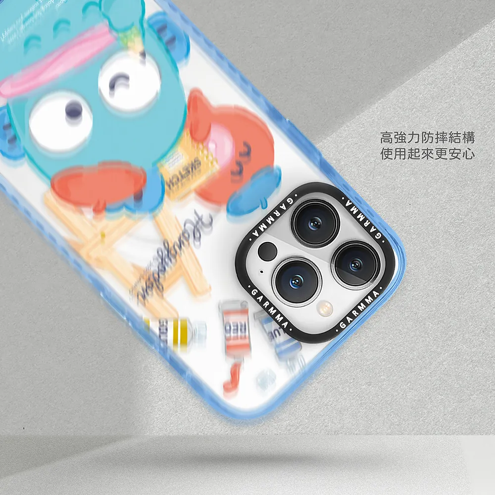 GARMMA殼_(磁吸)-趣味小畫家_iPhone15ProMax丑魚(488)