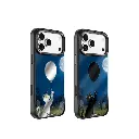 Hoda殼_幻石黑鏡 月夜氣球貓 17Pro (5563)