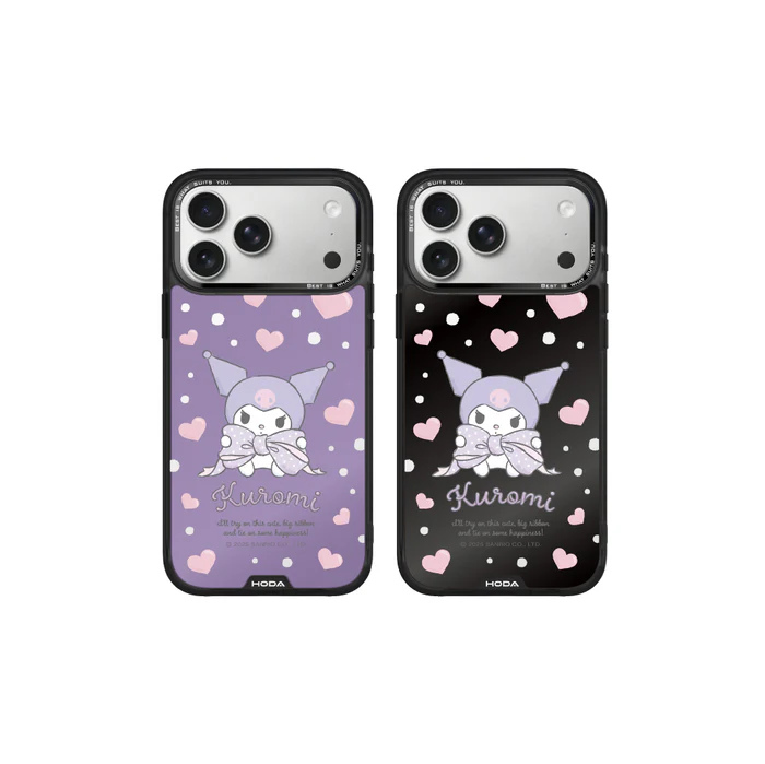 HODA殼_幻石三麗鷗銀鏡系列 iPhone17ProMAX 蝴蝶結酷洛米 (4160)