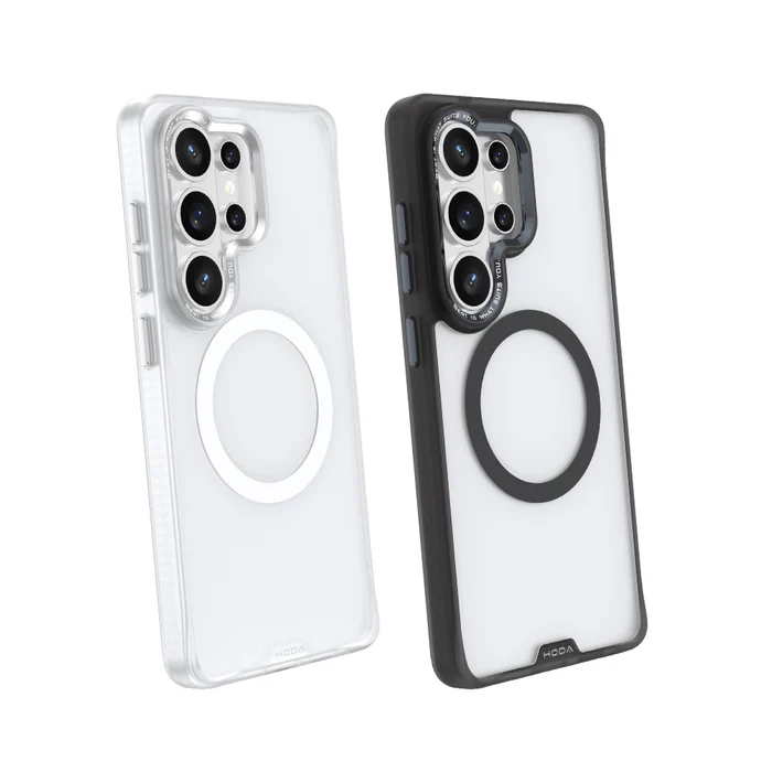 HODA殼_柔石磁吸防摔殼 Samsung Galaxy S26 Ultra 銀河黑 (765)