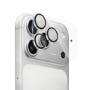 HODA_藍寶石不鏽鋼鏡頭貼+玻璃底座貼 iPhone18ProMAX 銀色 (343)