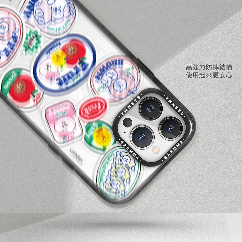 GARMMA殼_LINE(磁吸)-水果系列-夥伴貼紙iPhone15(709)