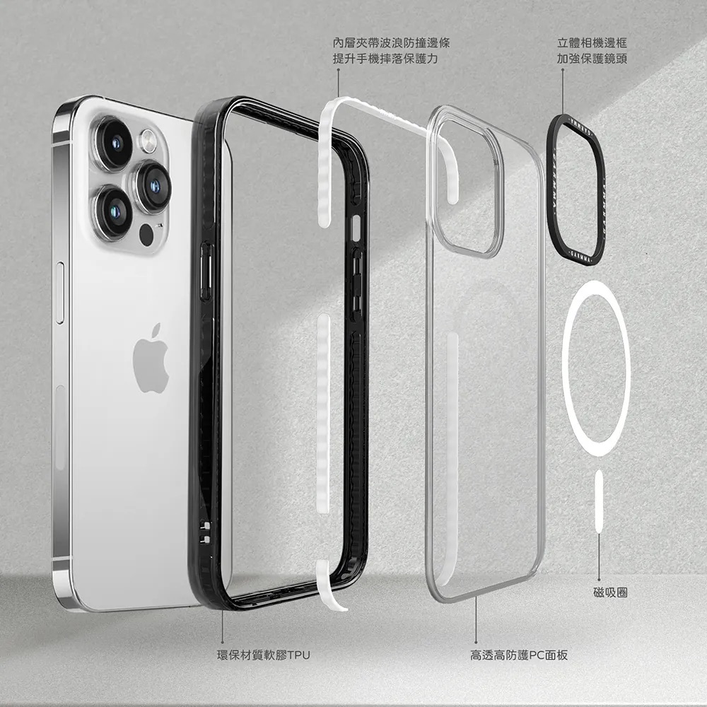 GARMMA殼_(磁吸)-小點心時刻_iPhone15玉桂狗(433)