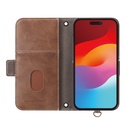 PGA殼_Premium Style_經典側翻蓋PU皮革_iPhone15粉色(427)