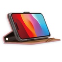 PGA殼_Premium Style_經典側翻蓋PU皮革_iPhone15Plus粉色(223)