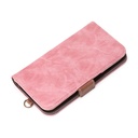 PGA殼_Premium Style_經典側翻蓋PU皮革_iPhone15粉色(427)