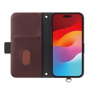 PGA殼_Premium Style_經典側翻蓋PU皮革_iPhone15ProMax黑色(568)