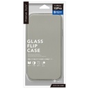 PGA殼_Premium Style_透明玻璃翻蓋皮套(圓形)_iPhone15Pro灰色(516)
