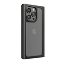 PGA殼_Premium Style_透明玻璃翻蓋皮套(方形)_iPhone15Pro黑色(523)