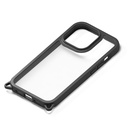 PGA殼_Premium Style_軍規透明背蓋_可拆卸孔_iPhone15ProMax黑色(605)