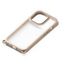 PGA殼_Premium Style_軍規透明背蓋_可拆卸孔_iPhone15Pro米色(578)