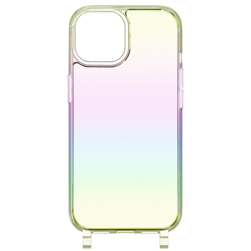 PGA殼_Premium Style_TPU附肩帶孔透明混合背蓋_iPhone15Pro彩透(646)