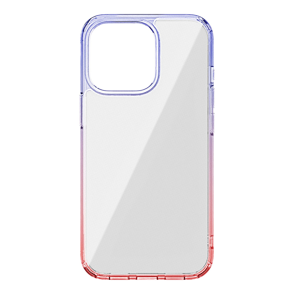 PGA殼_Premium Style_漸層混合透明背蓋_iPhone15ProMax紫紅(629)