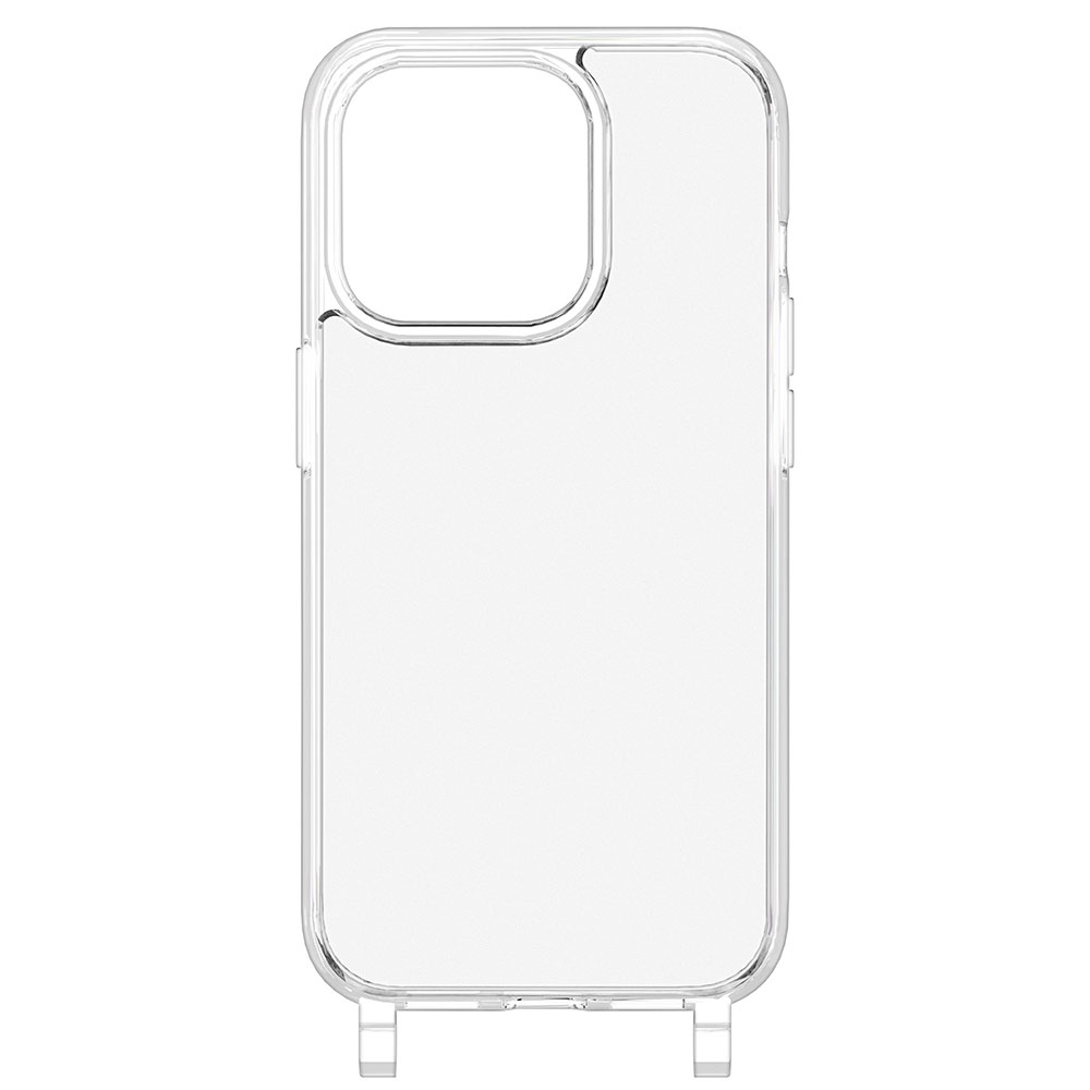 PGA殼_Premium Style_TPU附肩帶孔透明混合背蓋_iPhone15ProMax透明(636)