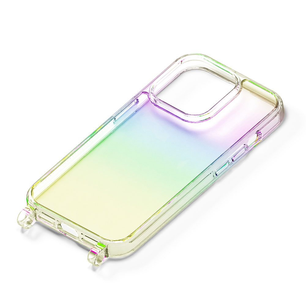 PGA殼_Premium Style_TPU附肩帶孔透明混合背蓋_iPhone15ProMax彩透(643)