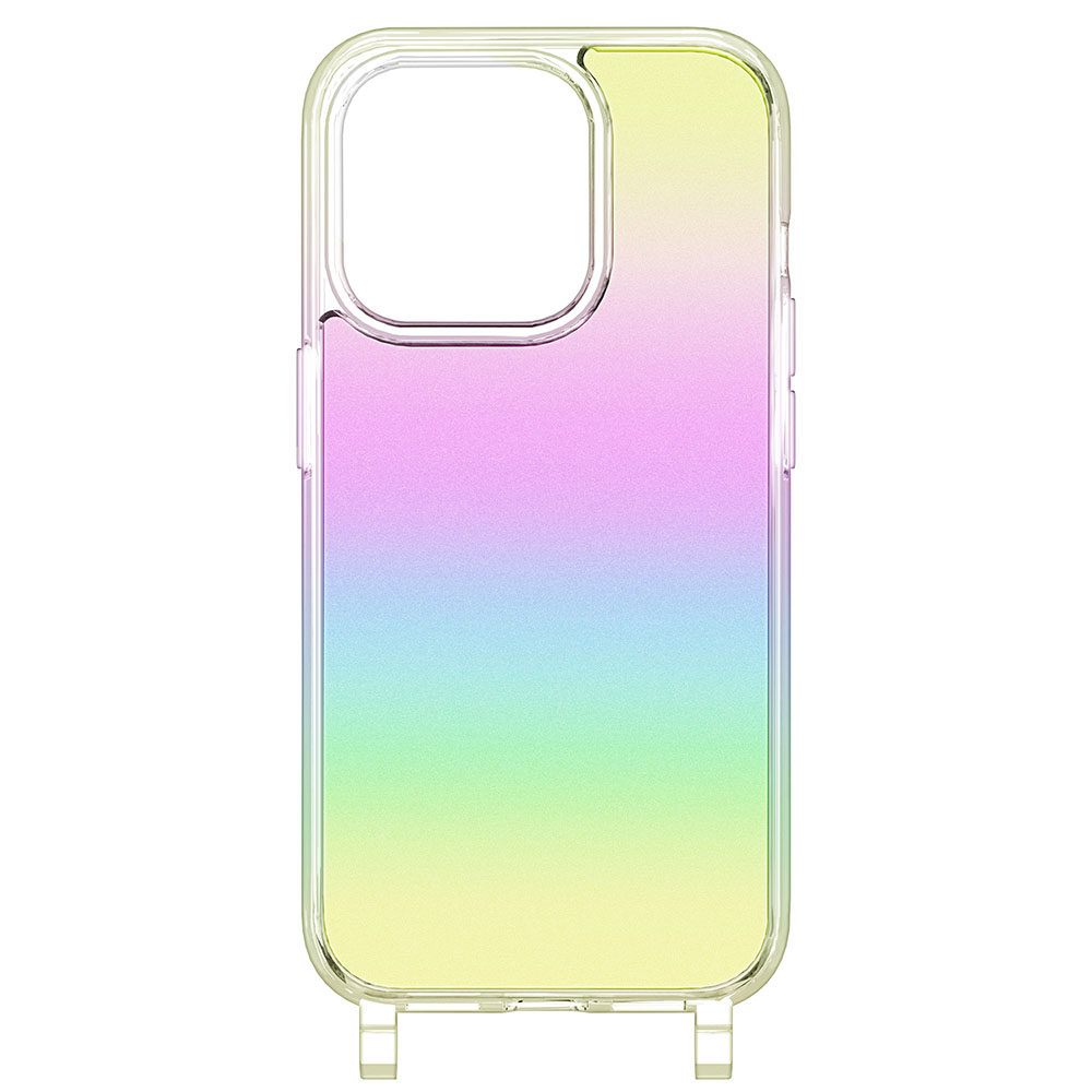 PGA殼_Premium Style_TPU附肩帶孔透明混合背蓋_iPhone15ProMax彩透(643)