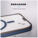 Hoda殼_彩石軍規MagSafe iPhone 15Pro 藍 (949)