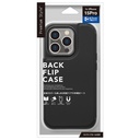 PGA殼_Premium Style_後翻蓋PU皮革_iPhone15Pro黑色(721)