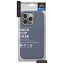 PGA殼_Premium Style_後翻蓋PU皮革_iPhone15Pro藍色(745)