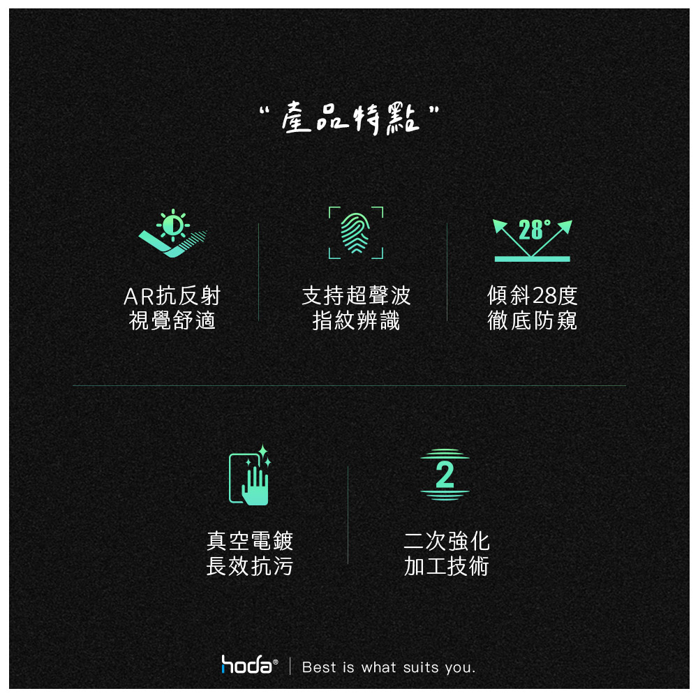 hoda膜 2.5D滿版黑 AR防窺 三星 S24(276)