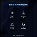 Hoda 藍寶石鏡頭貼3顆-金色 iPhone14Pro/14ProMax (628)