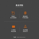hoda配件_磨砂_Ti鈦合金邊框+膜套裝Apple Watch_Ultra2/Ultra 49mm灰色(196)