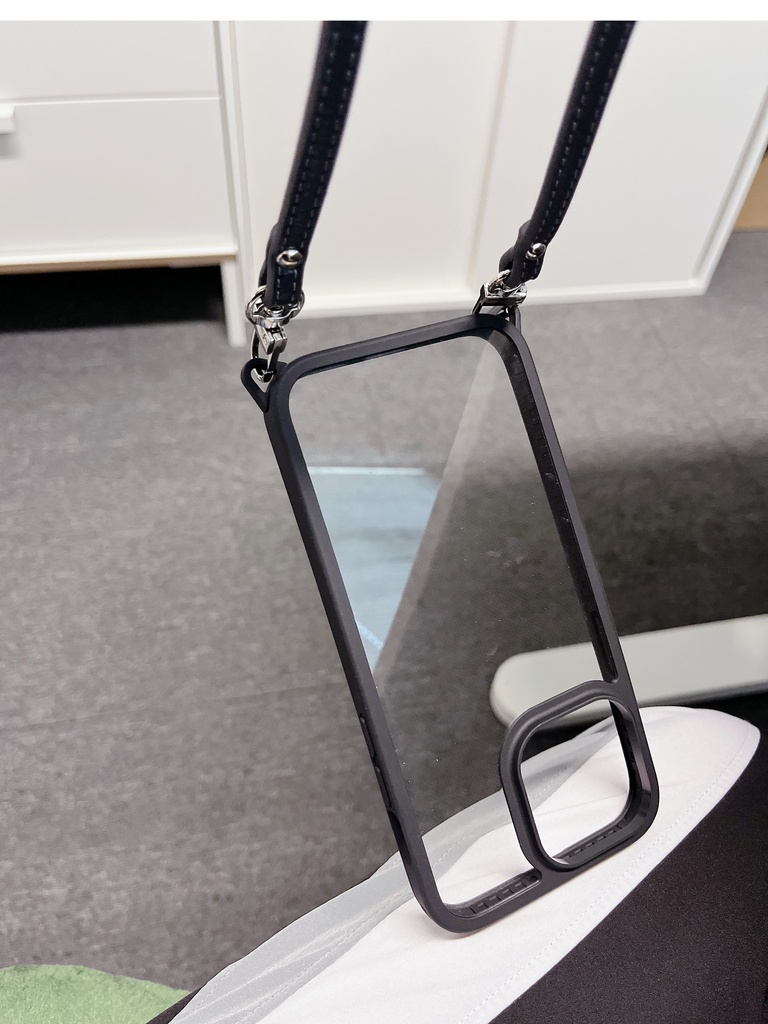 PGA殼_Premium Style_軍規透明背蓋_可拆卸孔_iPhone15Pro卡其(578)
