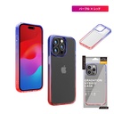 PGA殼_Premium Style_漸層混合透明背蓋_iPhone15Pro紫紅(653)
