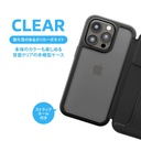 PGA殼_Premium Style_後翻蓋PU皮革_iPhone15Pro藍色(745)