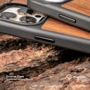 Hoda殼_幻石軍規MagSafe iPhone 15 ProMax 核桃木 (038)