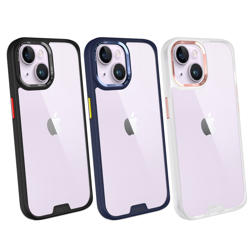 hoda殼_柔石軍規 iPhone 14 Plus 寶石藍(201)