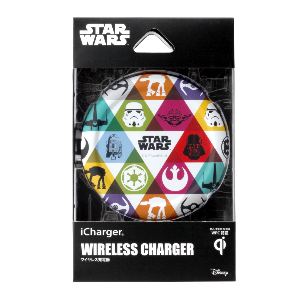 StarWars iCharger 無線充電器Qi認証10W-星球大戰（679）
