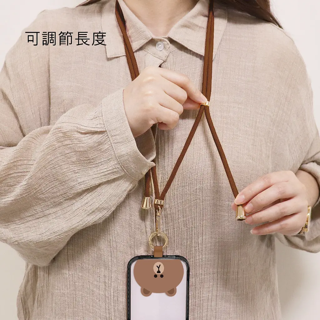GARMMA配件_LINE_造型手機扣環背帶-熊大(309)