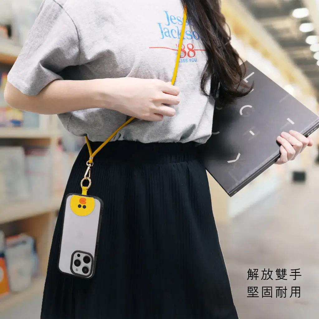 GARMMA配件_LINE_造型手機扣環背帶-莎莉(965)