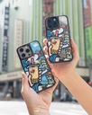 hoda殼_幻石米豆玻璃 MagSafe_iPhone15ProMax 藍白拖賽道老咪大賽(809)
