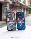 hoda殼_幻石米豆玻璃 MagSafe_iPhone15ProMax 麥克鬥牛犬(996)