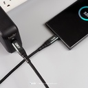  hoda充電_60W 快速傳輸線PD_USBC to C_1.2m黑色(872) 