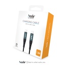  hoda充電_60W 快速傳輸線PD_USBC to C_1.2m黑色(872) 