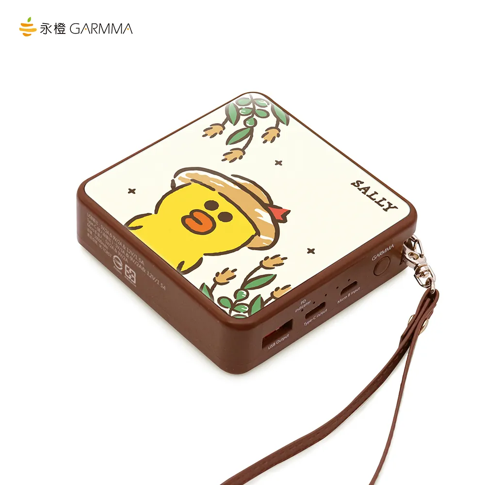 GARMMA電源_LINE  PD快充10000mAh行動電源(印刷)-花園莎莉(868)