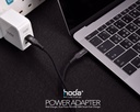 hoda充電_30w極速智能雙孔PD快充電器USBA-C_白色(448)