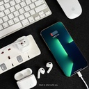 hoda充電_33wGaN氮化鎵智能雙孔PD快充電器USBA-C_白色(372)