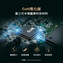 hoda充電_33wGaN氮化鎵智能雙孔PD快充電器USBA-C_白色(372)